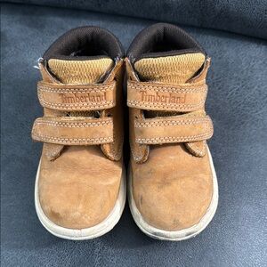 Timberland Kids Brown Strap Boots
